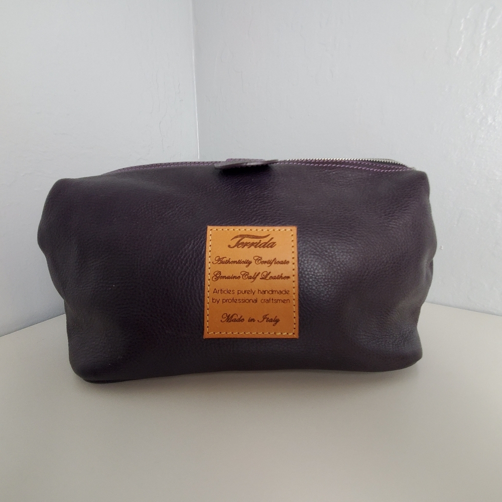 Terrida Purple Leather Bag